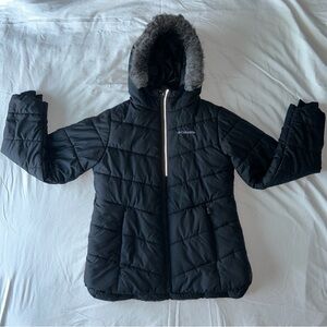 Columbia Girls' Katelyn Crest hooded winter puffer jacket